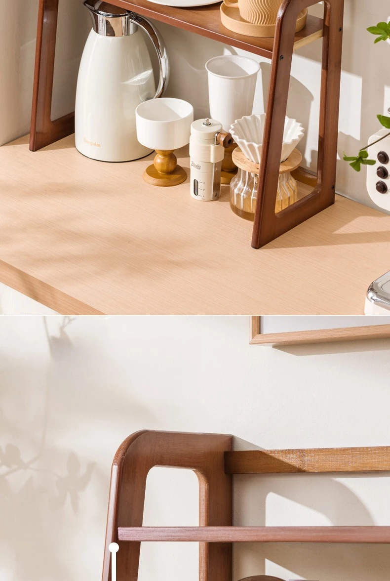 New Kitchen Shelf Countertop Multi-functional Electrical Storage Rack Multi-layer Cup Holder Household Storage Rack Plate Rack