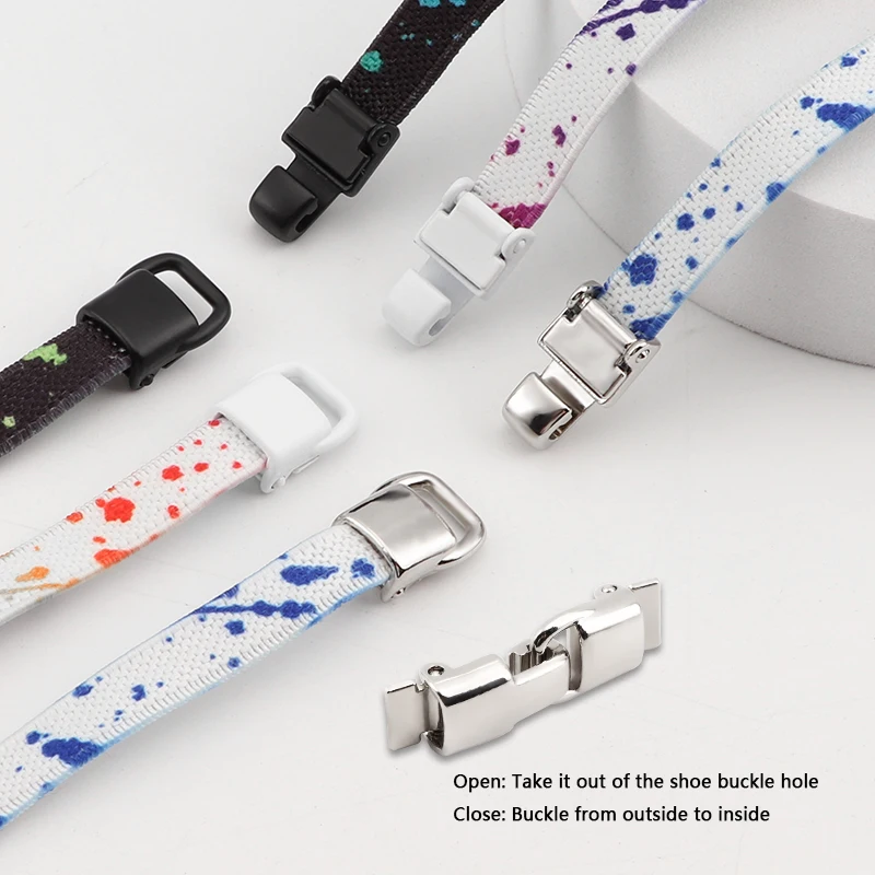 Elastic Shoelaces For Sneakers No Tie Sports Enthusiasts Lazy