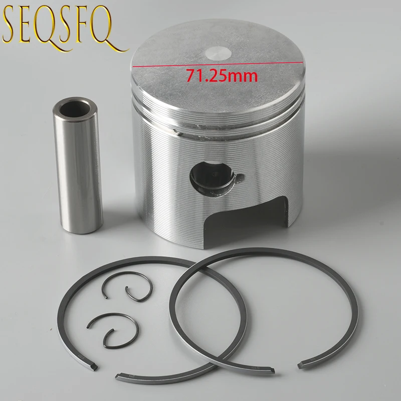 

12100-96353-025 PISTON SET(OS:0.25) for for Suzuki Outboard Engine 25HP 30HP DT25/30 12110-96353 12110-96300 71.25MM Boat Engine