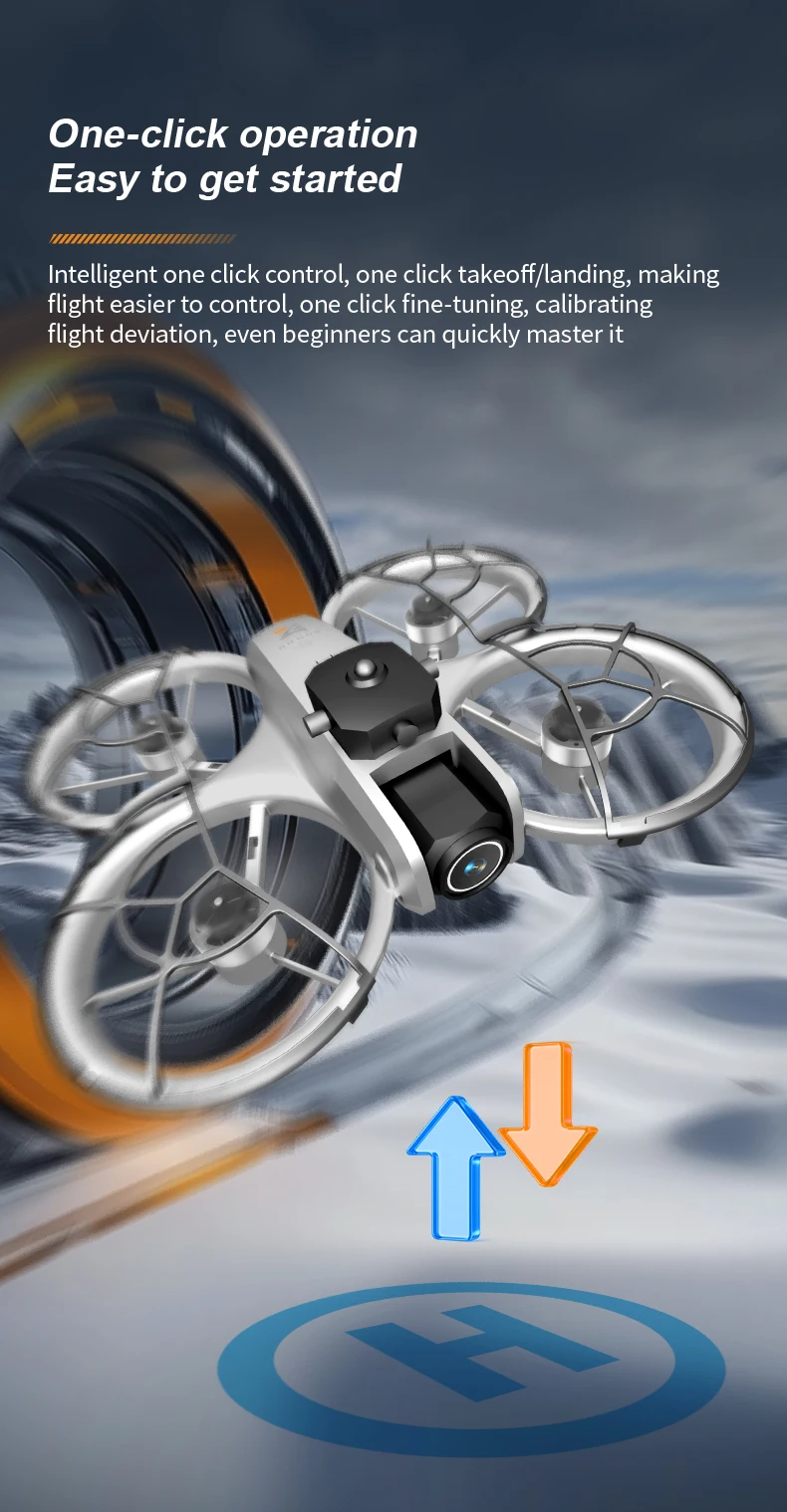 Dron Z4 con cámara HD de 8K, batería de larga duración, 5G, WIFI, modo sin cabeza, Motor sin escobillas para principiantes, cuadricóptero RC con fácil Control