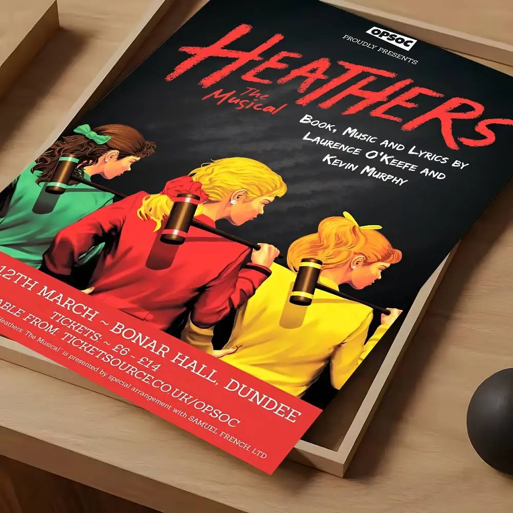 Teenager Musical H-Heathers Poster, wasserdicht, Vintage-Filmposter, hochwertiger Wandkunstdruck für Raumdekoration, Geschenk – Detail 6