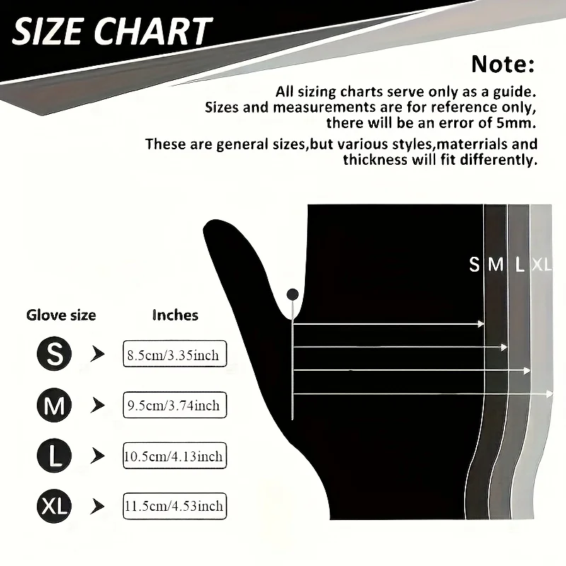 Durable Black Waterproof Latex Gloves