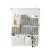 Wall Hanging Storage Bag Fabric Sundry Organizer Multi Layer Door Hanging Pouch Home Essential2024 New Space Saver Holder 6