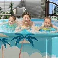 Piscine pour toute la famille, enfants, adultes, piscines à structure pour enfants, grandes piscines pour la maison, jardin extérieur, 1, 2, 3, 4, 5, 6, 7, 8 personnes 4