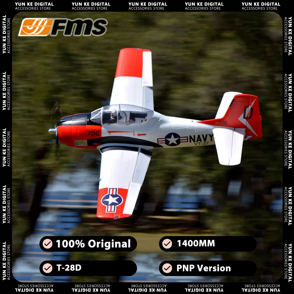 

FMS RC Airplane 1400mm T28 T-28D Trojan V4 Parts Propeller Spinner Motor Shaft Board Mount Landing Gear Retract etc Aircraft Gif