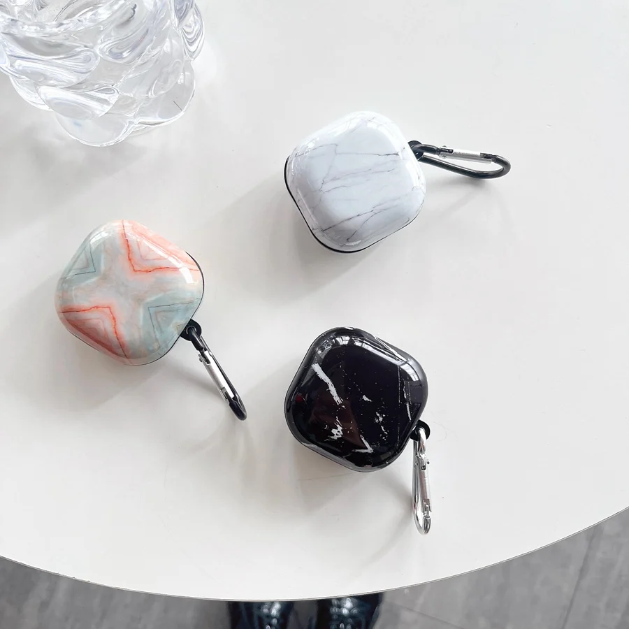 Per Galaxy Buds Live Case Luxury Marble Shell Per Samsung Galaxy Buds 2 Pro/ Buds Pro Case Custodia Per Cuffie In Silicone