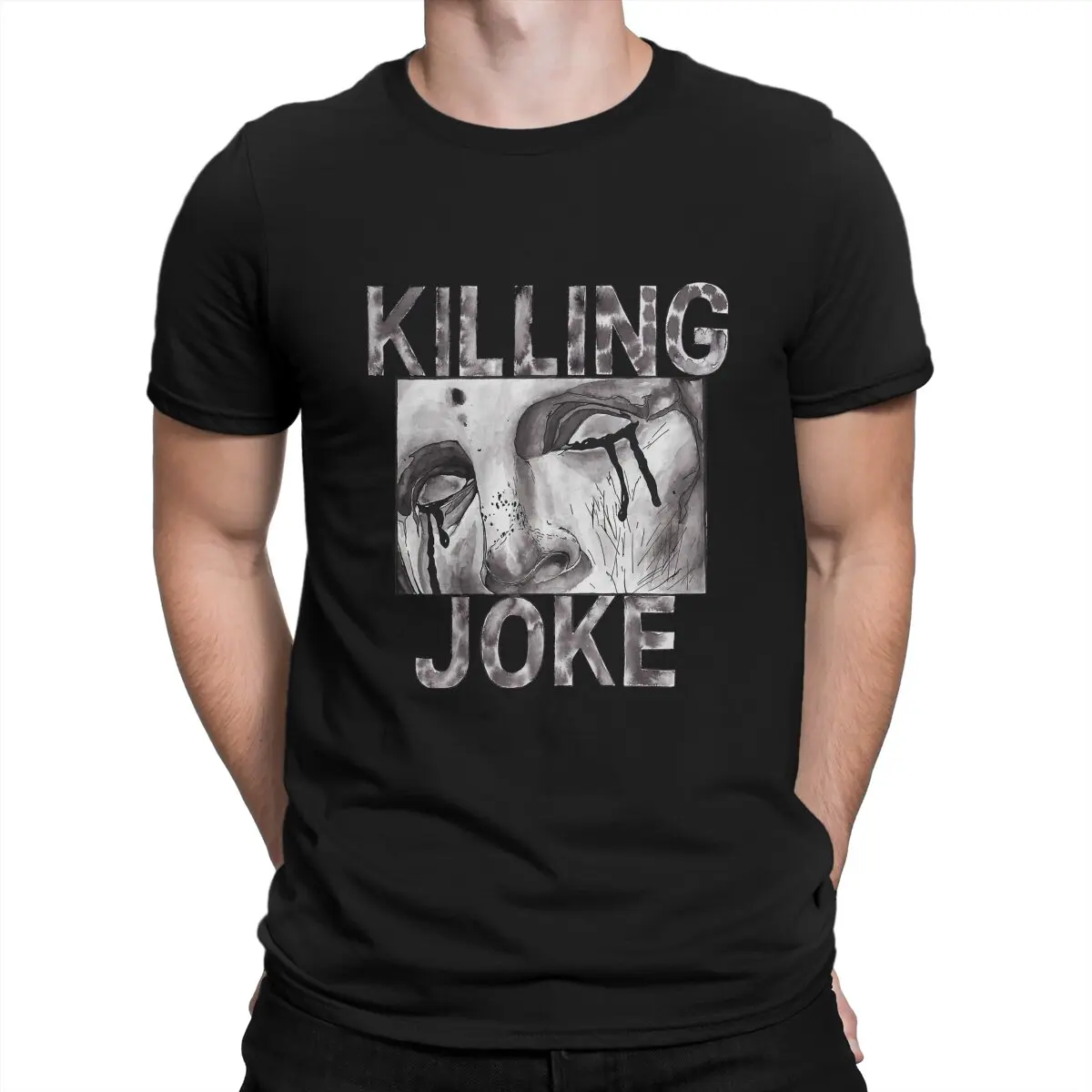 

Men's Post Punk Band In The 1980s UK T Shirts Killing Joke Pure Cotton Clothing Casual Short Sleeve