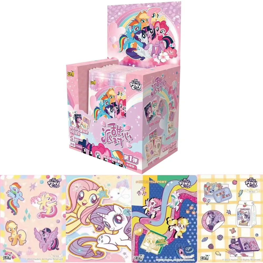 

2023 New Genuine My Little Pony Anime Cards Friendship Eternal Sweetheart Party Rare Limited Toy Collection Cards Birthday Gifts