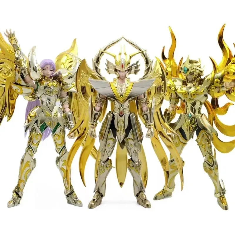 

MC Model Saint Seiya Myth Cloth EX Leo Aiolia/Virgo Shaka/Aries Mu with Totem SOG Knights of Zodiac Action Figure In Stock