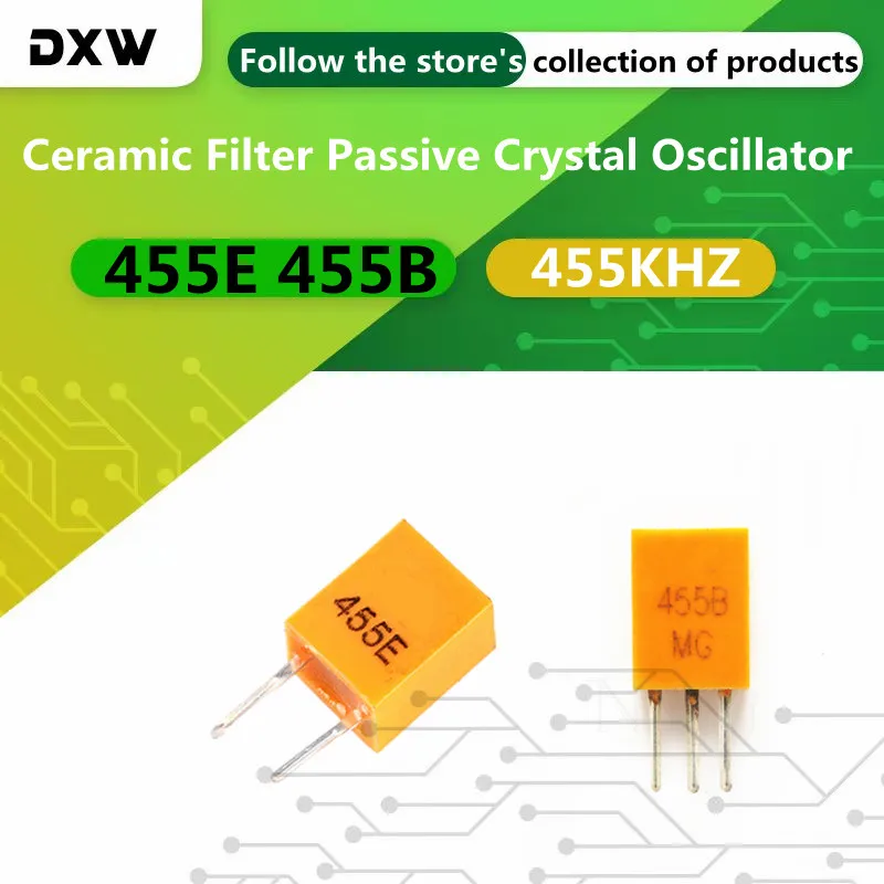 10PCS/Lot 455E 455B Passive Crystal Oscillator 455KHZ Crystal Resonator