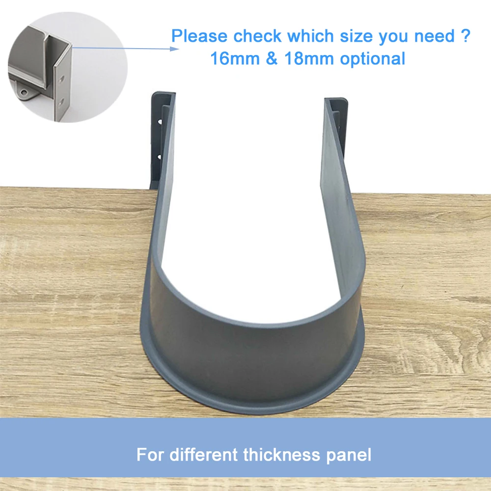 Bathroom Kitchen Sink Drawer Drainage Ring U Shape Plastic Siphion Pipe Space U-shaped Slot Cabinet Recessed Bath Hardware Set bathroom hardware set,bathroom hardware accessories,plumbing tool