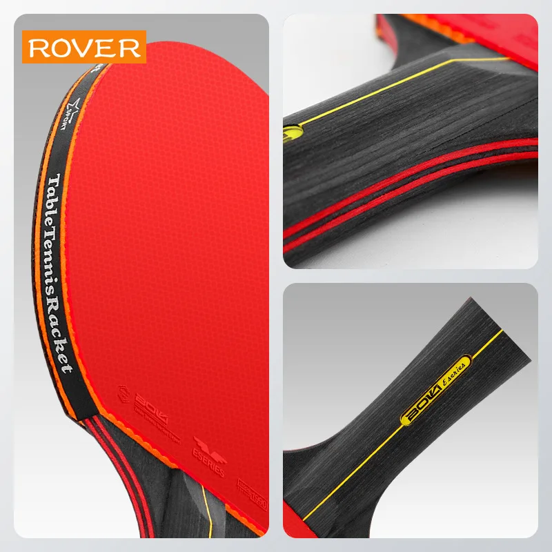 Table Tennis Racket 2PCS Professional Ping Pong Racket Set Pimples-in Rubber Hight Quality Blade Bat Paddle with Bag table tennis racket table tennis rubber table tennis blade