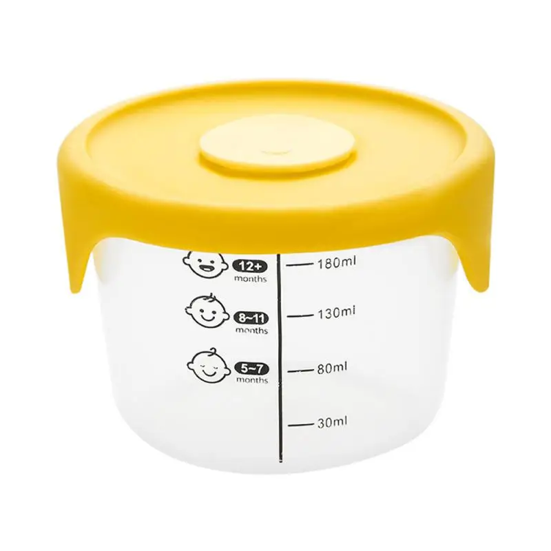 Baby Food Box Ease Use Measurement Mark Storage Box Food Grade Baby Bowl Durable Grade Supplement baby food storage containers portable food storage box