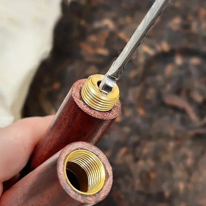 Chinese Wooden Tea Knife Needle Tea Ceremony Accessories Puer Knife Shu Sheng Raw Puerh Tea Cake Pu Er Erh Cube Cutters Tea Tool