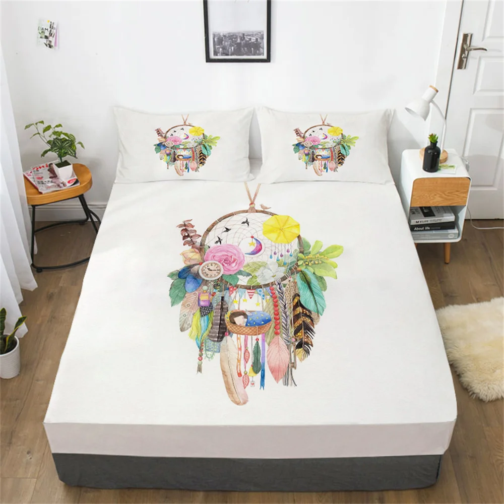 

3D Comforter Cover Set Boys Girls Queen Size Bed Sheets Suit Home Bedclothes Dream Fitted Sheet Sets Beds Covers Bedspreads