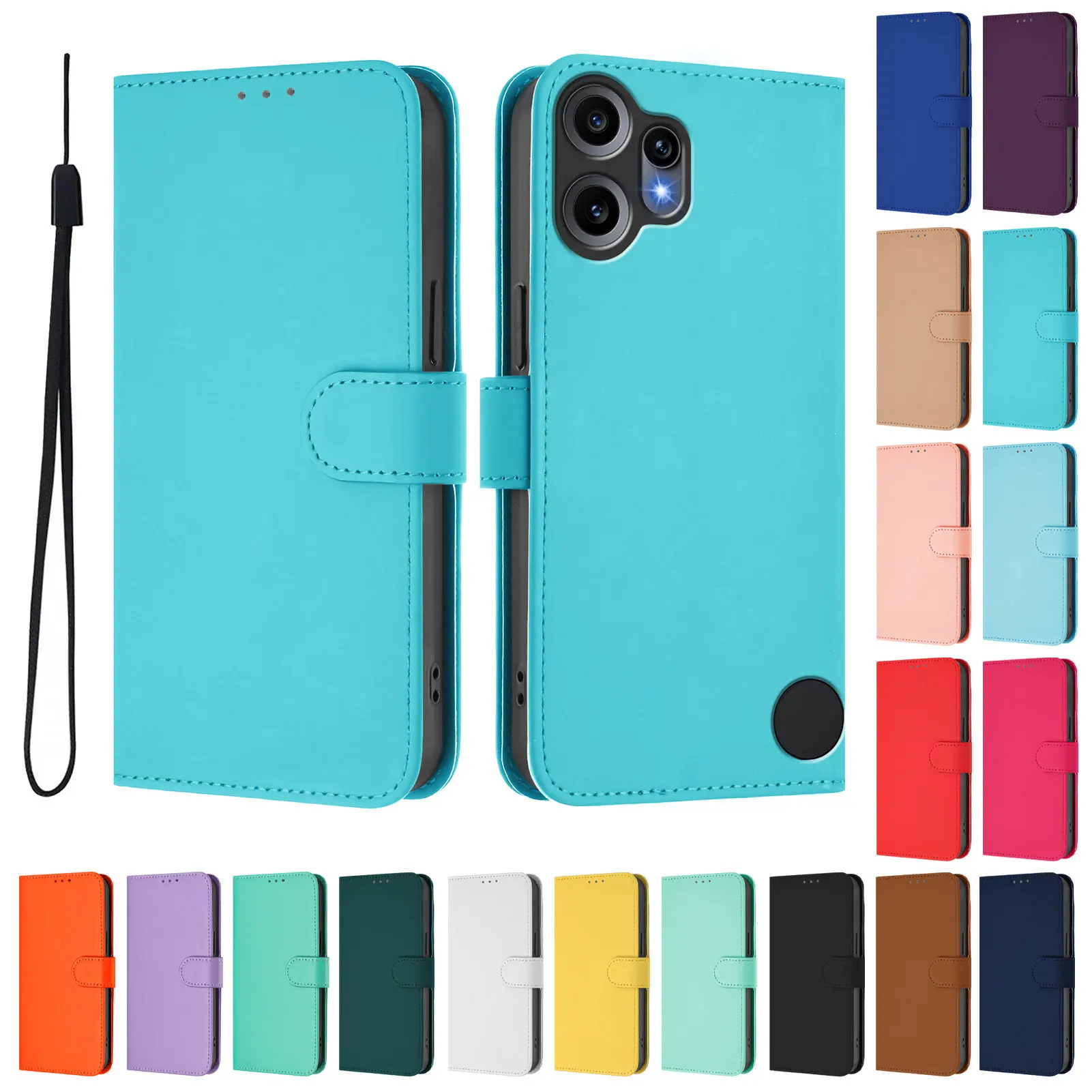 Leather Flip Case Cover and Wallet