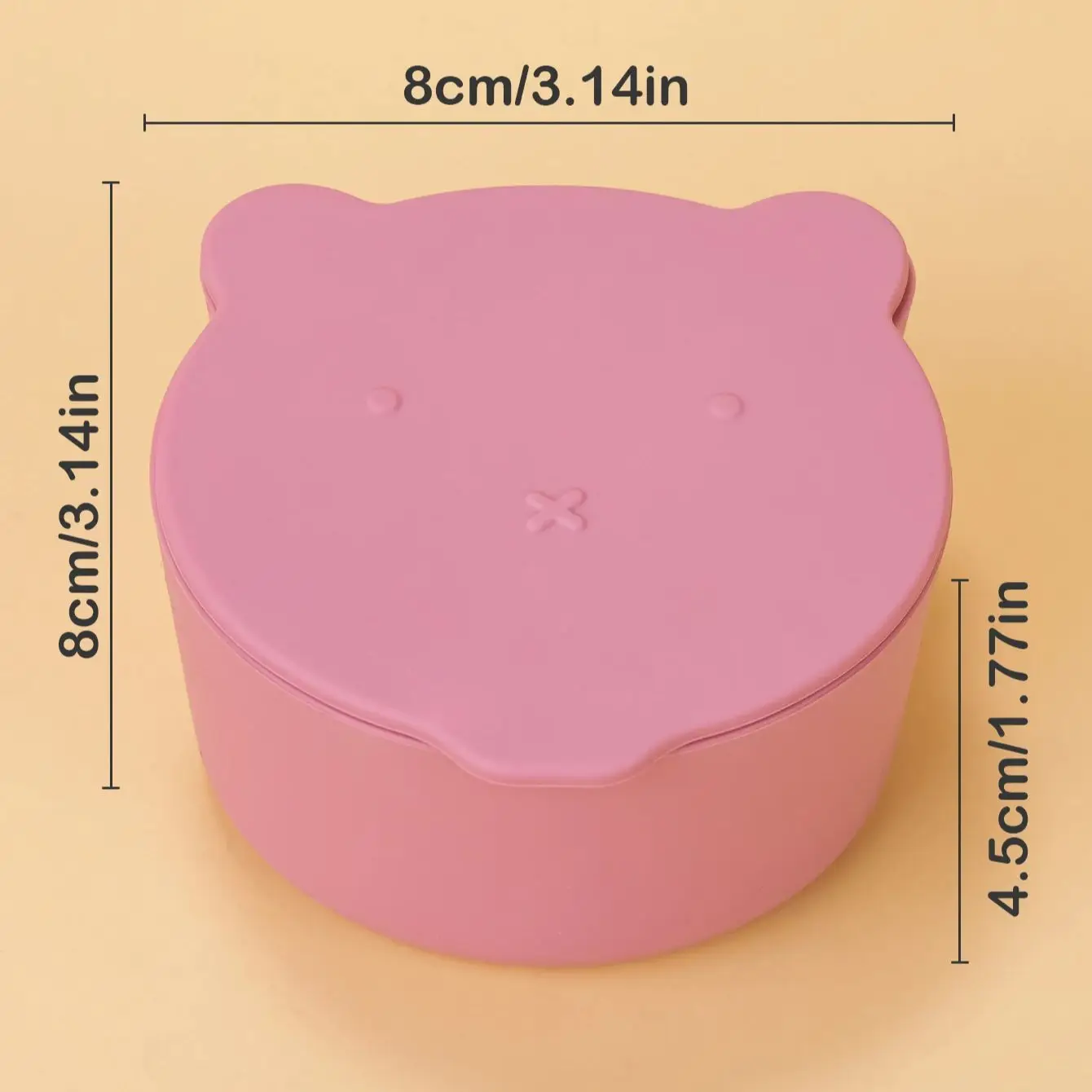 Baby Cartoon Silicone Shape Snack Cup Toddle Portable Food Storage Box Portable Snacks Container BPA Free Soft Lid Baby Stuf 5