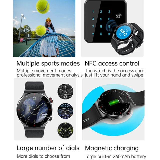 GPS ECG+PPG Bluetooth Call Smartwatch Sports Bracelet Waterproof Men's Smart Watch 2026 New WatchAndroid IOS 2