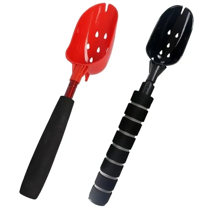 Cuillère lance-appâts rétractable - louche pêche légère manche long antidérapant accessoire amorçage