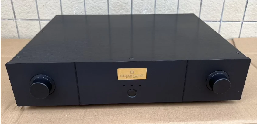

1PCS Goldmund All aluminum amplifier chassis / Preamplifier case / AMP Enclosure DIY box (430 *90*308mm)