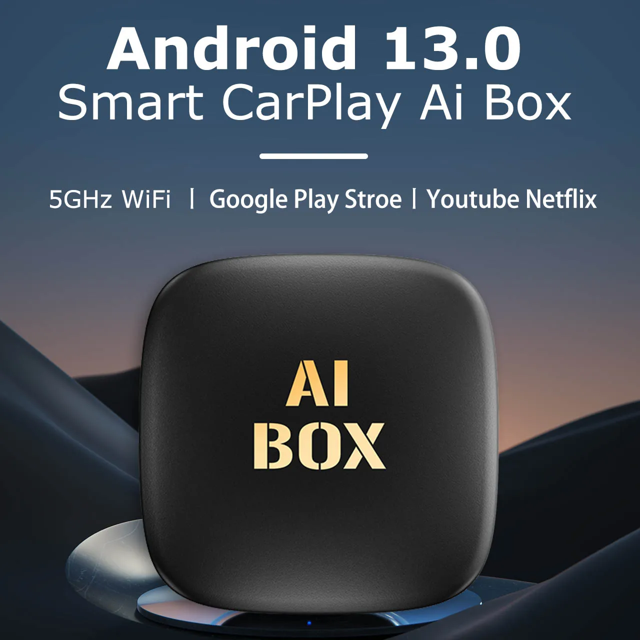 2024-Android-13-Smart-Box-Android-Auto-Wireless-Carplay-Adapter-Bulit ...
