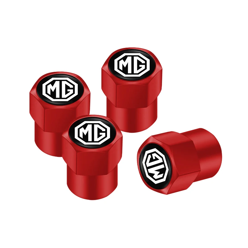 Premium Car Wheel Tire Valve Caps - Set of 4