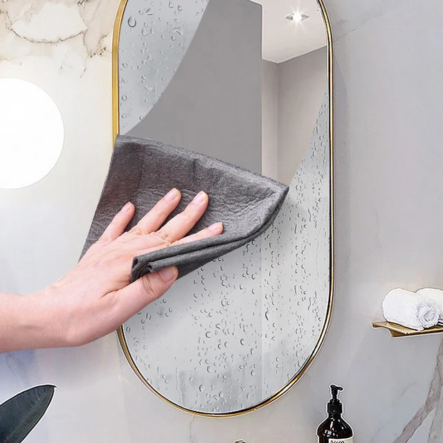 5/20Dics Megvastagodott Mágikus Tisztítószekrény Újrafelhasználható Mikroszálas Mosó Rongyok Üveg Tükör Törlőkendő Törülköző A Konyhai Fürdőszoba Tiszta Ruhához - Image 2