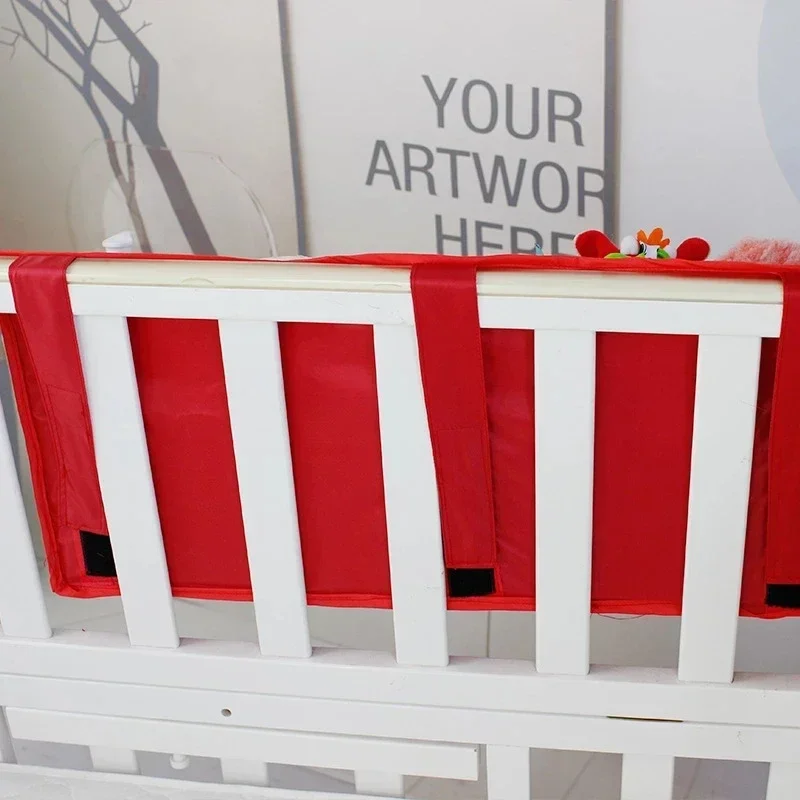 Bed Hanging Storage Bag Newborn Diaper Stacker Caddy Container Baby Bedding Set Accessories Foldable Baby Nursery Organizer Crib