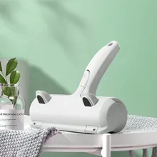  Pet Hair Roller Remover Lint Brush 2-Way Dog Cat Comb Tool Convenient Cleaning Dog Cat Fur Brush Base Clothes Home Furniture 