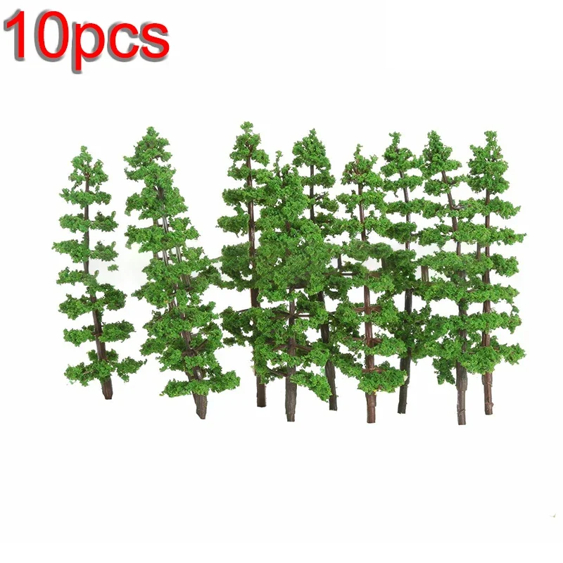 10 Pack Model Trees Create An Train Railway Scenic Layout With Pine Trees Model High Simulation Effect And Durable