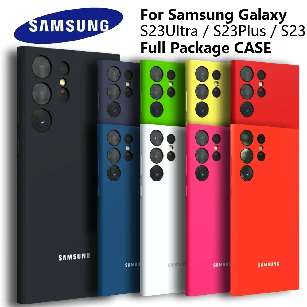 Funda de silicona líquida suave para Samsung S23, carcasa protectora ultrafina a prueba de golpes para teléfono Galaxy S 23, S23Ultra, S23Plus image_0