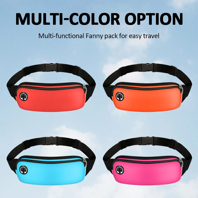 Sports Fanny Pack Women Belt Bag Men Running Waist Bag Mobile Phone Gym Bags Running Accessories Adjustable Strap Waist Bags 5