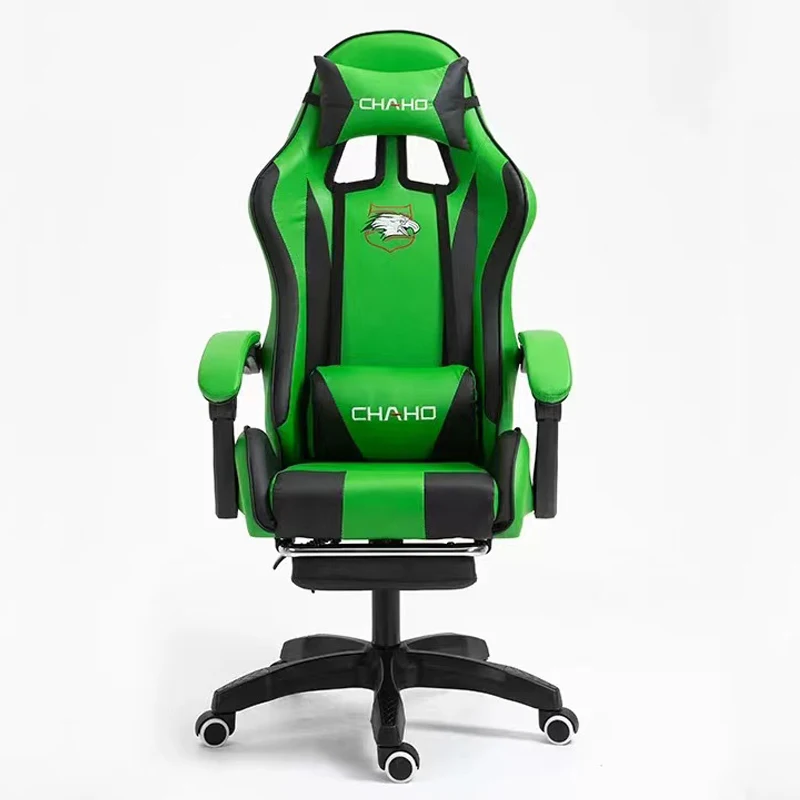 2025 New computer chair Green gaming chair PU leather office