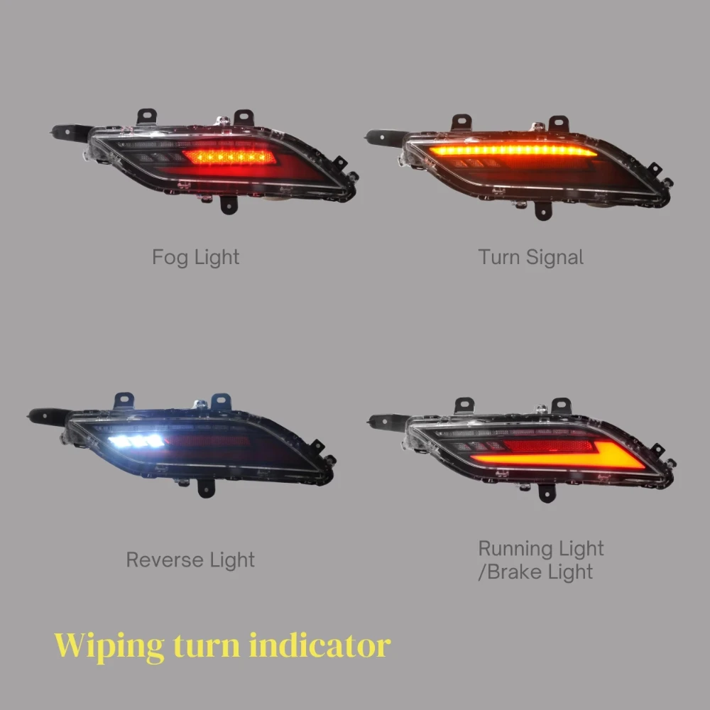 Auto Lamps for Toyota Harrier 80 2018 New LED Rear Bumper Light Led Driving Brake Turn Signal Tail Fog Lamp for VENZA 2022 detail image 4