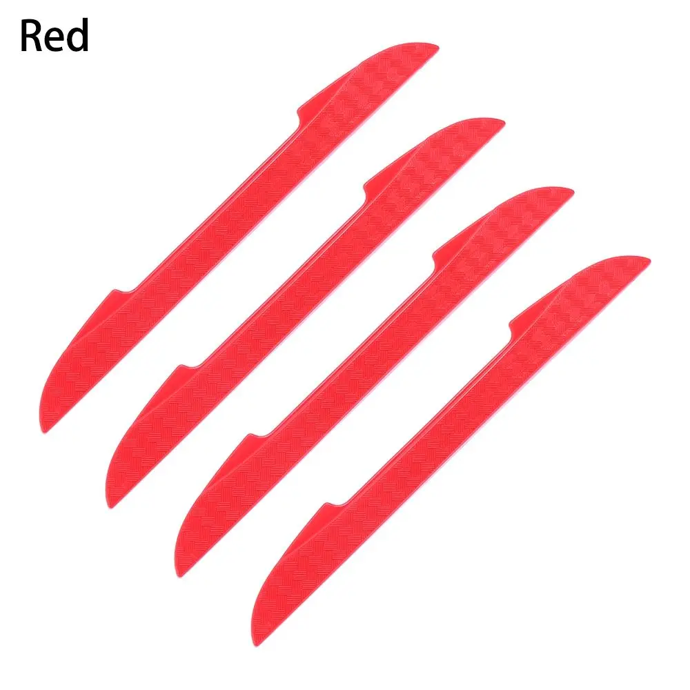 Car Door Edge Guard Strip Set - Soft Rubber Anti-Collision Protector, 4 Pieces