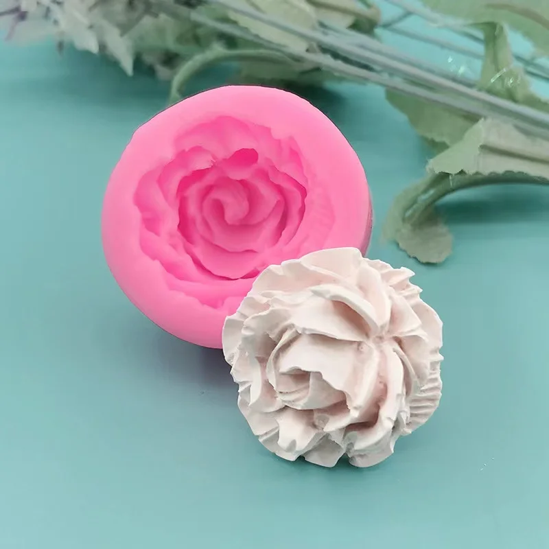 

1PCS Flower Bloom Rose Shape Silicone Fondant Soap 3D Cake Molds Cupcake Jelly Candy Chocolate Decoration Baking Tool Moulds
