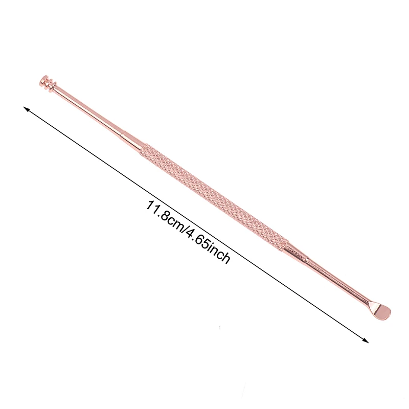 Stainless Steel Earwax Removal Tool Double Head Ear Cleaner Set_voghion.com