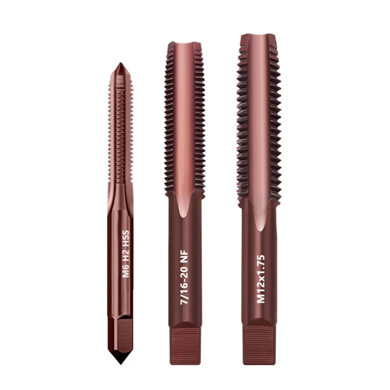 Metric Hand Tap Metric Screw Thread Tap for Machine Thread Repair Tapers Tap Drop Shipping