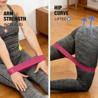 5PCS Portable Resistance Bands Set, Elastic Workout Bands for Strength Training, Yoga, Pilates & Gym - Image 4