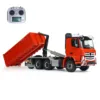 Toys Metal 1/14 8x8 RC Hydraulic Dumper Roll Off Dump Truck 3363 Rear Axle Steering 3 Speed Transmission Light Sound Tipper Gift 2