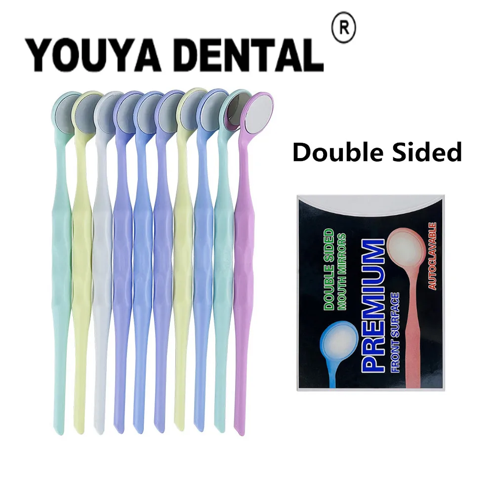 Espejo de boca Dental Autoclavable Premium, 1 caja, Reflector de examen