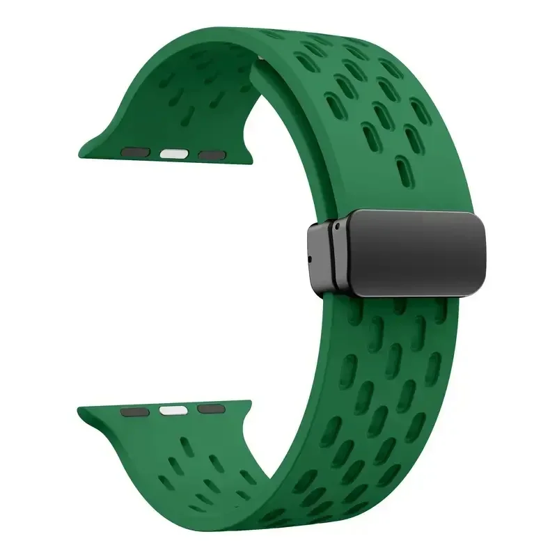 Universal Magnetic Silicone Watch Strap - Premium Adjustable Replacement Band