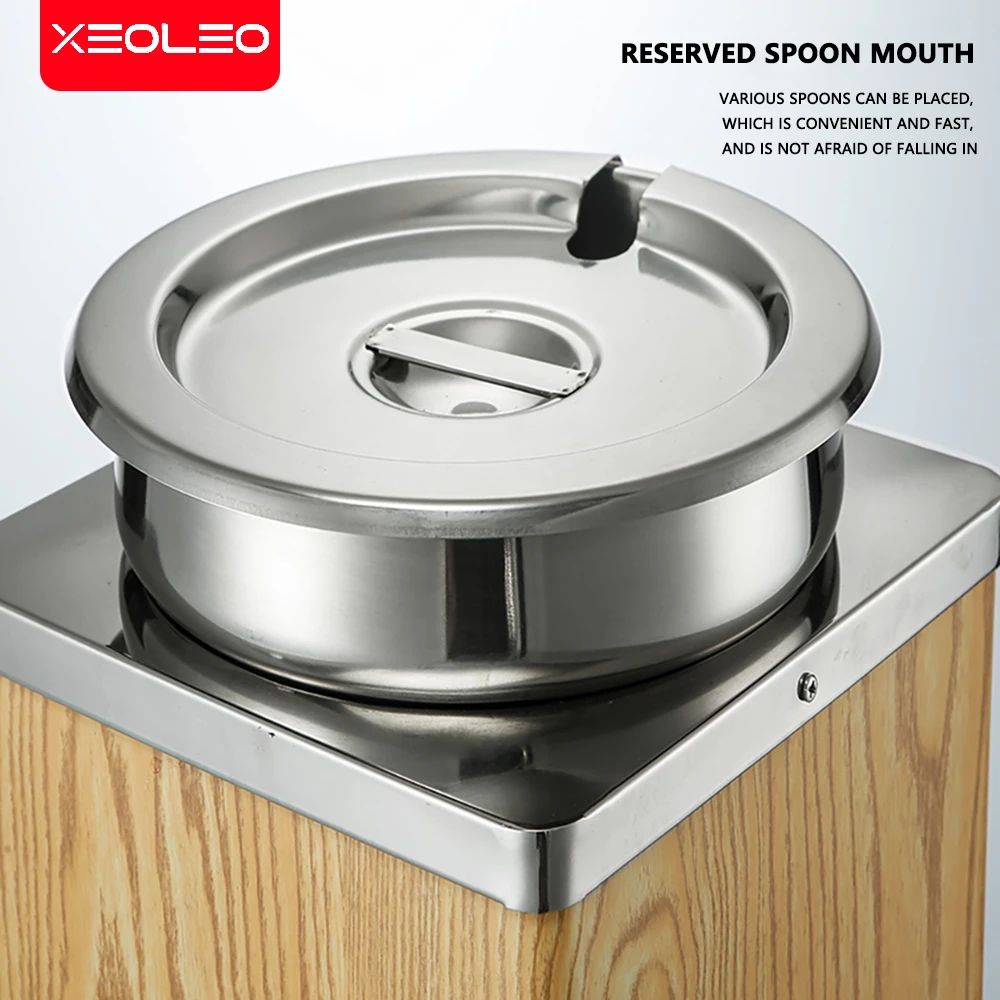 XEOLEO 7L Pearl Pot Brown Sugar Pearl Warmer Stainless Steel Rice Tapioca Sago Thermal Insulation Pot 3