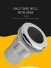 Alastin 316 Stainless Steel Thru Hull Fitting Outlet Drain Hose Pipe Boat Accessories Drain Plug Kit 6
