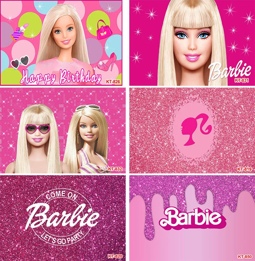 Painel lindo de Festa com Tema Barbie – O Mundo da Nuvem