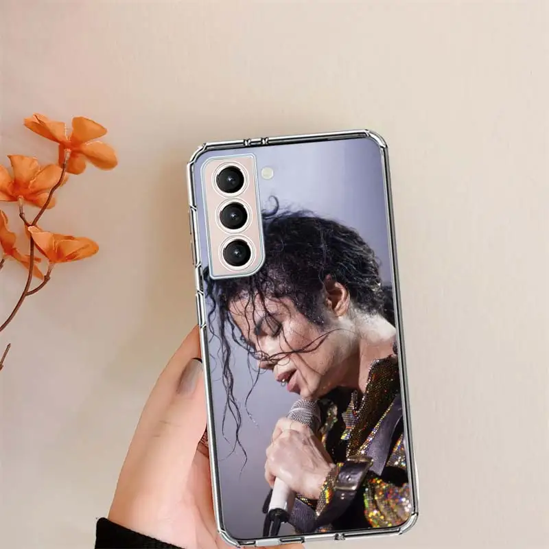 Michael Jackson Legendary Singer Clear Phone Case Cover