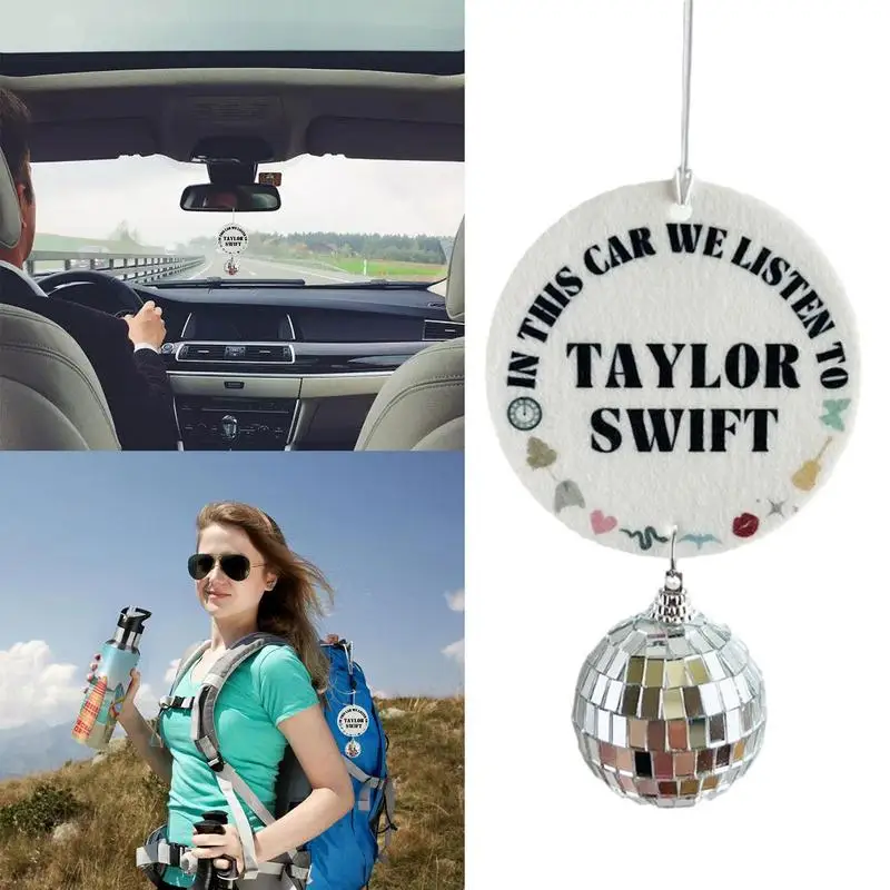 

Swiftie Car Disco Ball Air Freshener Pendant With Unscented Aroma Car Air Freshener Ornaments With Unscented Aroma Pieces