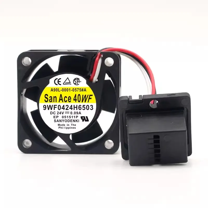 

Новый вентилятор охлаждения для SanAce40WF Sanyo 9WF0424H6503 A90L-0001-0575 # B Fanuc вентилятор