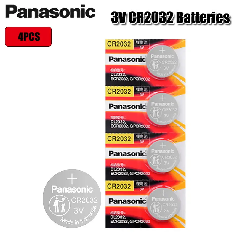 PANASONIC 2020 Promotion New 4pcs 3V CR2032 CR 2032 Batteries Coin Cells Watch Clock Calculator Computer Motherboard Battery | Электроника