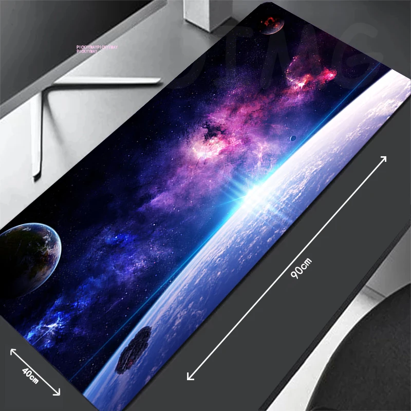 

Starry Sky Large Mousepad Gamer Mousepads Keyboard Mat Desk Rug Natural Rubber Pc HD Desk Mats Company Mouse Pad For Gift